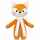 Мягкая игрушка BEASTIE TOYS, лисенок с белым шарфом