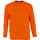 Футболка мужская с длинным рукавом MONARCH 150 оранжевая, размер S