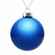 Елочный шар FINERY GLOSS, 10 см, глянцевый синий