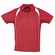 Спортивная рубашка поло PALLADIUM 140 красная с белым, размер M