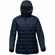 Куртка компактная женская STAVANGER темно-синяя с серым, размер S