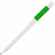 Ручка шариковая SWIPER SQ, белая с зеленым