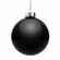 Елочный шар FINERY GLOSS, 10 см, глянцевый черный