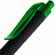 Ручка шариковая PRODIR QS01 PRT-P SOFT TOUCH, черная с зеленым