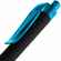Ручка шариковая PRODIR QS01 PRT-P SOFT TOUCH, черная с голубым
