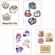 Объемные наклейки под смолой STICKER PACK на заказ
