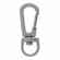 Застежка-карабин SNAP HOOK, S, серая