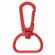 Застежка-карабин SNAP HOOK, M, красная