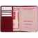 Обложка для паспорта SIGNATURE, бордовая