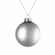 Оформительский шар FINERY, 8 см, матовый серебристый