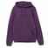 Толстовка с капюшоном унисекс HOODIE, фиолетовый меланж, размер XS