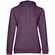 Толстовка с капюшоном женская HOODIE, фиолетовый меланж, размер XS