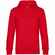 Толстовка с капюшоном унисекс KING, красная, размер 3XL