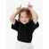 Футболка детская оверсайз TEEZER, черная, 6 лет