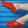Домашние валенки STEP, красные, размер 35
