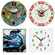 Часы стеклянные на заказ TIME WHEEL