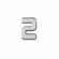 Элемент брелка-конструктора «Буква S» или «Цифра 5» или «Цифра 2»