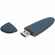 Флешка PEBBLE UNIVERSAL, USB 3.0, серо-синяя, 32 Гб