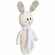 Мягкая игрушка BEASTIE TOYS, заяц с белым шарфом