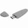 Флешка PEBBLE UNIVERSAL, USB 3.0, серая, 64 Гб
