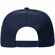 Бейсболка SNAPBACK с прямым козырьком, темно-синяя