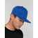 Бейсболка SNAPBACK с прямым козырьком, ярко-синяя