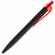 Ручка шариковая PRODIR QS01 PRT-P SOFT TOUCH, черная с красным
