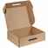 Коробка самосборная LIGHT CASE, крафт, с черной ручкой