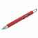 Ручка шариковая CONSTRUCTION, мультиинструмент, красная