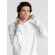 Толстовка с капюшоном унисекс HOODIE, белая, размер XS