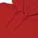 Толстовка с капюшоном унисекс HOODIE, красная, размер XS