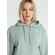 Толстовка с капюшоном унисекс HOODIE, серо-зеленая, размер XS
