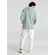 Толстовка с капюшоном унисекс HOODIE, серо-зеленая, размер XS