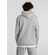 Толстовка с капюшоном унисекс HOODIE, серый меланж, размер XS