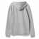 Толстовка с капюшоном унисекс HOODIE, серый меланж, размер XS