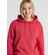Толстовка с капюшоном унисекс HOODIE, красный меланж, размер XS