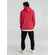 Толстовка с капюшоном унисекс HOODIE, красный меланж, размер XS