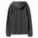 Толстовка с капюшоном унисекс HOODIE, серый меланж (антрацит), размер XS