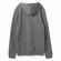 Толстовка с капюшоном унисекс HOODIE, серая (стальная), размер XS