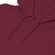 Толстовка с капюшоном унисекс HOODIE, бордовая, размер XS