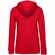 Толстовка с капюшоном женская HOODIE, красная, размер XS