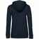 Толстовка с капюшоном женская HOODIE, темно-синяя, размер XS