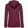 Толстовка с капюшоном женская HOODIE, бордовая, размер XS
