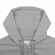 Толстовка мужская HOODED FULL ZIP серый меланж, размер XXL