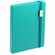 Ежедневник NEW FACTOR METAL, бирюзовый