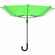 Зонт-трость UNDERCOLOR с цветными спицами, зеленое яблоко