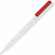 Ручка шариковая SPLIT WHITE NEON, белая с красным