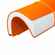 Ежедневник FLEXPEN BRIGHT, недатированный, оранжевый