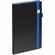 Ежедневник TON METAL, недатированный, черный с синим