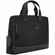 Сумка для ноутбука SANTIAGO с кожаной отделкой, черная